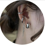 silver925  イヤーカフ   ピアス　set