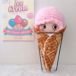 ⭐️アイスクリームになっちゃうおくるみ　イーマリーサイズ　イアンヌちゃんにも