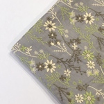 flower garden オリジナルレース　刺繍生地　コットンレース　