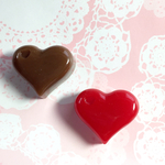 再販✖︎2ハートチョコのブローチ♡2点セット