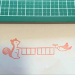 郵便番号☆リスと鳥