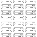 送料無料　プライスシール　190枚　ショプ名記入可能