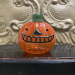 吹きガラス　ハロウィンカボチャ　１　照明