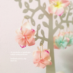 送料込＊パステルピンクの花びらパールピアス
