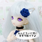 薔薇のヘアクリップ ＊ドール用ヘアアクセサリー＊