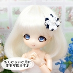 【3タイプ】ポインセチアのヘアクリップ ＊ドール用ヘアアクセサリー＊