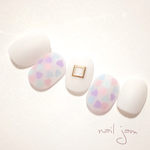 お試し価格♡すりがらす風ネイル
