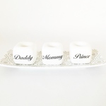 3人用ハブラシスタンド （男の子のお子さまのご家庭用）　*親子 *ペア *モノトーン