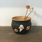 ハロウィン鉢小