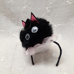 20日月曜日夜９時販売開始　黒猫ちゃんカチューシャ黒