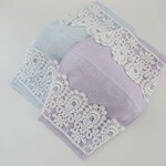 2枚セット シンプルインナーマスク(ラベンダーとパウダーブルー)