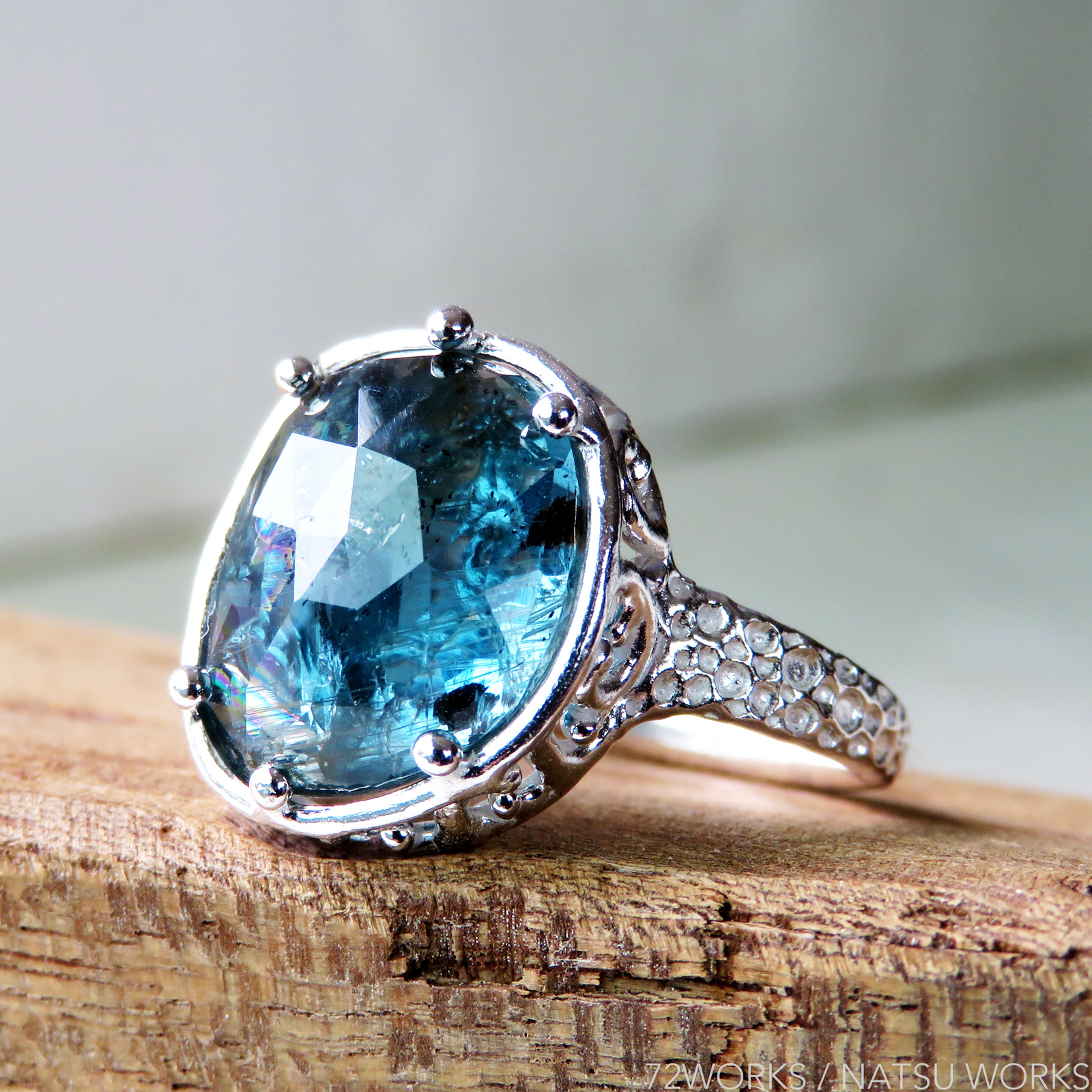 マーメイドカイヤナイト リング モス カイヤナイトリング / Moss Kyanite Ring | NATSU WORKS