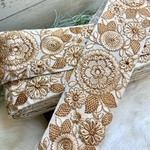 限定値下げ‼️♡幅約長さ50センチ×幅約6cmインド刺繍リボン