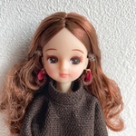 リカちゃん　輪っかピアス
