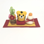 お正月飾り【門松、寅、鏡餅】