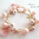 春色♡花びら♡ブレスレット