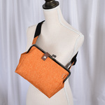 がま口ボディバッグ・オレンジ