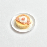 ベーコンエッグのパンケーキ