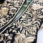 new！♡幅約長さ50センチ×幅約6.8cmインド刺繍リボン