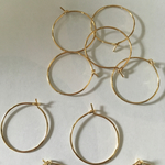 フープピアス金具 ☆20ミリ