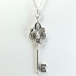 Spade Bunny Key Pendant