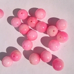 8mm/10粒　天然石ビーズ　ピンクマーブル