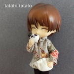 チャイナトップス(ブルーグレー花鳥)＋餃子バッグのセット
