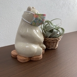しろくま貯金箱専用　リバティマスク