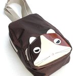 猫 リュック 三毛猫 ボディバッグ ワンショルダーバッグ 斜めがけ 日本製 ナイロン レディース メンズ ブラウン 