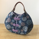 チャイナボタンのミニバッグ