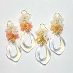 【髙橋様専用】お花とオーロラのピアス💗ピンク