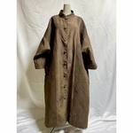 着物帯・大島紬着物リメイクコート〈着物リメイク〉〈着物〉〈大島紬〉〈帯リメイク〉〈着物帯〉