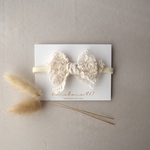 𖧷newborn〜𖧷lace ribbon bow  headband /hair pin/hair elastic