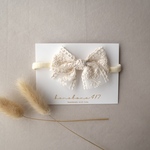 𖧷newborn〜𖧷lace ribbon bow  headband /hair pin/hair elastic
