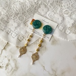 ＊＊ニュアンスアート𓂃꙳⋆ロングピアス・イヤリング