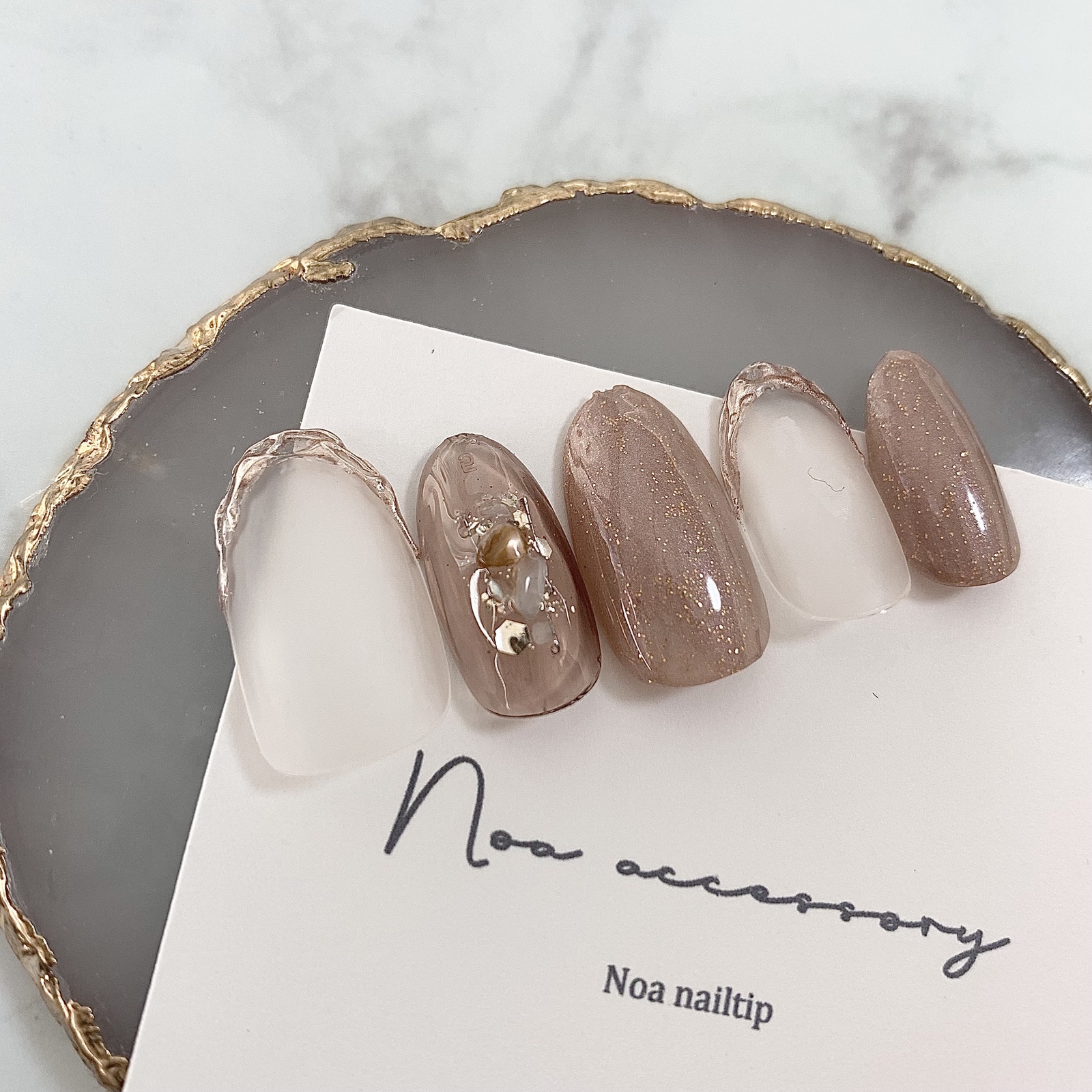 ジュエリーネイルチップ No.30 nailtip 【vintage jewel】 - Noa nailtip | minne byGMOペパボ