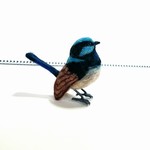 【ぐみさまご注文品】ルリヨーロッパムシクイマスコット  