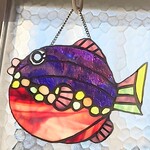 ステンドグラス✩オリジナルデザイン✩河豚ふぐ