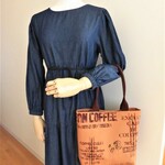 NEW!＊送料無料＊ちょっと小さめcoffeeロゴトート
