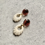 【サービス品】【１点のみ】【atelier chimie】ヴィンテージpurpleガラスカボション＆ヴィンテージリングジュエリー