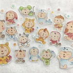 着ぐるみ天使くんのフレークシール