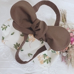 まあるいリボンのお弁当袋♡ 保冷保温に変更OK