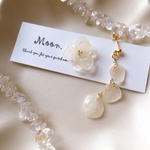 紫陽花ピアス