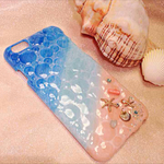 【再販】iPhone6スマホケース♡浜辺風デザイン♡ロンハーマン、ハワイ好きな方