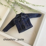 Gジャン　デニムジャケット　ネイビーデニム　リカちゃん