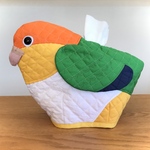 piyomaru1063様　販売ページ　トイレットペーパーカバー　シロハラインコ