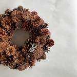 松ぼっくりのクリスマスリース
