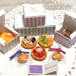 ドールハウス＊ミニチュア ハートのタルト＆クッキーセット No.32