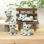 ★ ねこちゃん サバトラ 樹脂粘土★