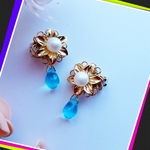 再販しました♥可愛い天使ちゃんの花♥のイヤーカフセット
